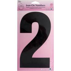 Fabrics Hemline Number Patch Motif Number 2 Fabrics Black