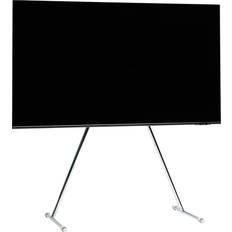 Pedestal chrome Pedestal Viva TV Stand Chrome