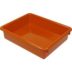 Orange Letter Trays Romanoff 3in Orange Stowaway Letter Tray