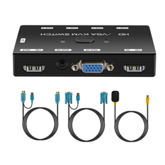 Tauoh KVM Switch Compatible VGA 4K 1080P