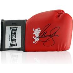 Red Gloves Exclusive Memorabilia Anthony Joshua Signed Red Boxing Glove
