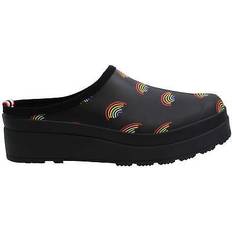 Hunter Clogs Hunter Play Mini Rainbow Print Clogs - Navy
