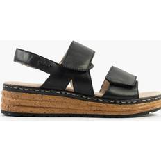 Rieker Black Sandals Rieker Unisex Adults Comfort Sandals - Black