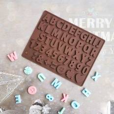 Chocolate Moulds Shein Letter Design Mold 1pc Chocolate Mould
