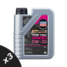 Liqui Moly 5W30 Fully Synthetic Engine Top TEC 4400 Acea C4 RN 0720 3x1L Motor Oil