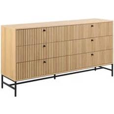 Albany 6 Skuffer Natur 80,4 x 157,9 x 40 Kommode