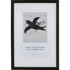 Billeder på tilbud House Doctor Fly Wall Art 40x60 cm Sort Billede