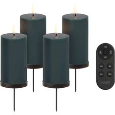 Uyuni Stearinlys Uyuni Advent Pillar Giftbox Bloklys 4-pack 4-pack Stearinlys