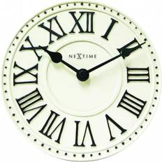 Nextime Bordure Nextime Klok 5187wi London Table Ø16 cm Wall White/Black Bordur