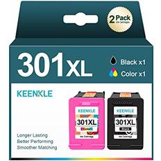 Keen Cartouche Remanufactured pour HP 301 XL - Noir/Couleur