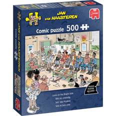 Jan Van Haasteren Klassiska pussel Jan Van Haasteren Look On The Bright Side 500 Bitar