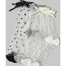 Transparent Socks Shein Sheer Glass Fiber Women Summer Socks - Transparent