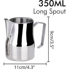 Yellow Milk Jugs Dechoicelife Stainless Steel Frothing Long Rounded Spout Milk Jug