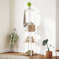 Homcom Clothes Racks Homcom with Storage with 8 Hooks Clothes Rack