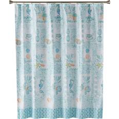 SKL Home South Seas Fabric Shower Curtain Teal