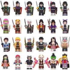 Toys Bonxaif Demon Slayer Series Children's Toy 24pcs
