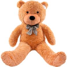 TeddyWay Stor Nallebjörn Gosedjur 100 cm Brun