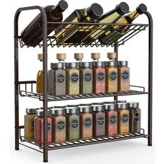 Spice Racks Mutool Spice Rack Free Standing Organizer 3 Tier