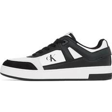 Calvin Klein Herre Sneakers Calvin Klein Leather Trainers - White