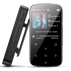 MP3 Players 2.4 inch Bluetooth 32GB MP3 Player with Blue Clip