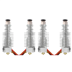 TPU 3D-Printers Jojomino 4 Pcs V5 J Hotend Extruder Hot 0.4mm 3D Printer Parts for I3 1.75mm Filament