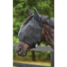 Weatherbeeta Bridles & Accessories Weatherbeeta Comfitec Double Dart Deluxe Fly Mask With Ears - Black