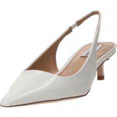 Højhælede sko Steve Madden Kari Slingback - White Patent