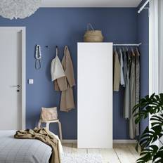 IKEA Garderober IKEA Platsa Garderobe M 1 Dør Hvid 90-107 x 42 x 181 cm Garderobeskab