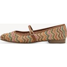 Tamaris Low Shoes Tamaris Colorful Boho Ballerinas with Zigzag Patterns - Multicolor