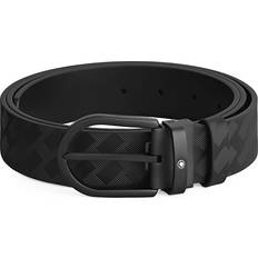 Montblanc Black Leather 35mm Belt - Black