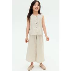 H&M Beige 2-Piece Linen-Blend Set - Ljusbeige