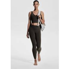 H&M Ankellånga Yogaleggings SoftMove Lycra - Mörkgrå