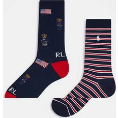 Polo Ralph Lauren Strumpor på rea Polo Ralph Lauren Olikfärgade Strumpor 2-pack Flera