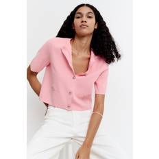 Pink - Women Cardigans H&M Fine Knit Cardigan - Pink