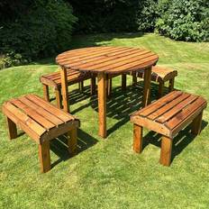 Charles Taylor Knights Garden 80 x 230 x 230 cm Patio Dining Set