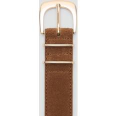 Mango Suede Belt - Brown