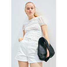 Recycled Materials - Women Blouses H&M Draped Top - White