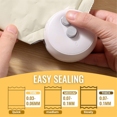 Vacuum Sealers Jojomino Mini Bag Sealer 2 in 1 Heat with Cutter