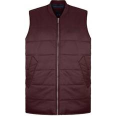 Ben Sherman Outerwear Ben Sherman Quilted Gilet - Burgundy