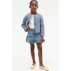H&M Ballongkjol I Denim - Blå