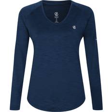 Denim - Women T-shirts Dare 2b Discern Long Sleeve T-Shirt - Moonlight Denim