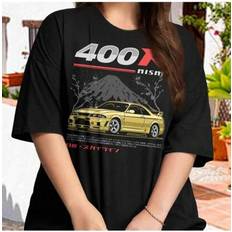 Shein Nissan Skyline GTR R34 400R Nismo Oversize Women T-Shirt - Ladies