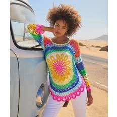 Joe Browns Women's Rainbow Crochet Beach Cover-Up