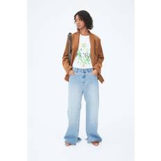 H&M Jeans H&M Ladies Blue Wide Jeans - Blue
