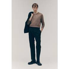 H&M Knitted Sweaters Jumpers H&M Slim Fit Fine-knit Jumper - Beige