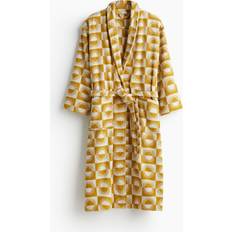 Yellow Robes H&M Gemusterter Bademantel - Gelb
