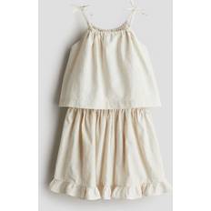 H&M 2-Piece Linen-Blend Set - Beige