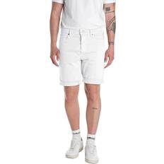 Replay Shorts Replay Stretch Denim Shorts - White