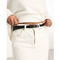 ASOS DESIGN Skinny Waist And Hip Jeans Belt - Black