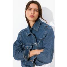 H&M Dam Jeansjacka - Denimblå